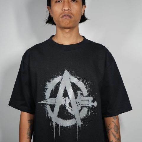 Sae Collective Studio t-shirt with a sprayed Sae logo