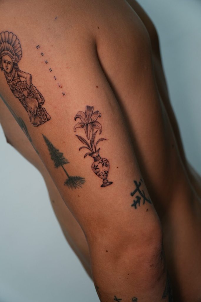 Black and grey realism tattoo by Sae Collective Studio in Uluwatu, Bali (07)
